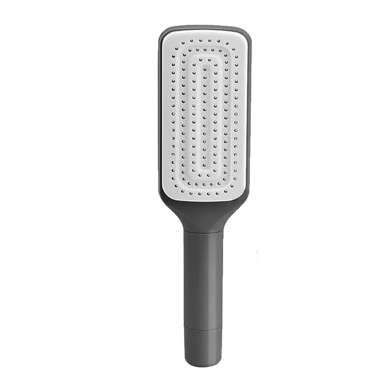 Magic Self-Cleaning Hair Brush - Removes Hair in One Click ~ Anti-Frizz & Scalp Massage.